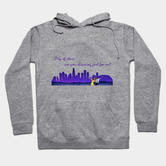 city of stars Hoodie by cahacc